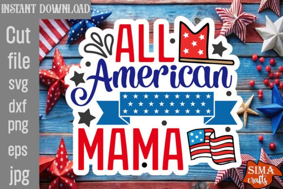 All American Mama SVG Cut File: A Designer's Review