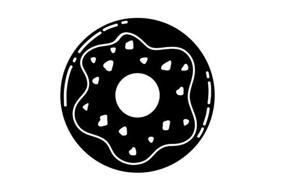 Black Frosted Donut with Chocolate Sprinkles Review
