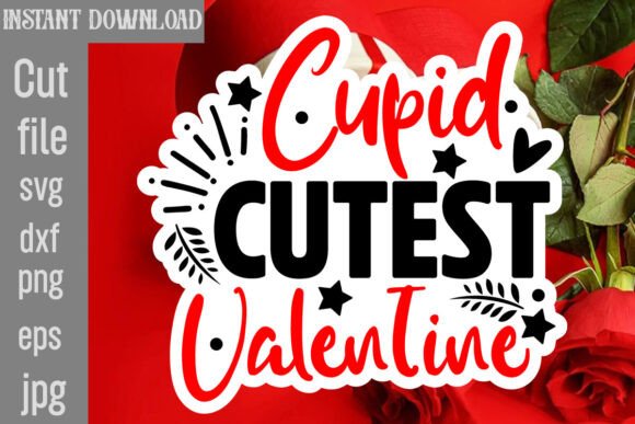 Cupid Cutest Valentine SVG Cut File Review