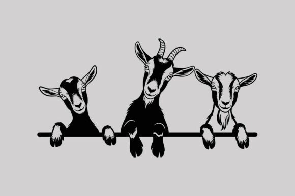 Curious Funny Goat Svg Review for Real Embroidery