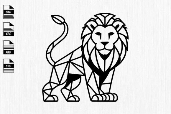 Majestic Lion Svg- King of the Jungle Cl