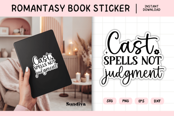 Printable Magic Fantasy Book Lover 12: A Designer's Stitch Test