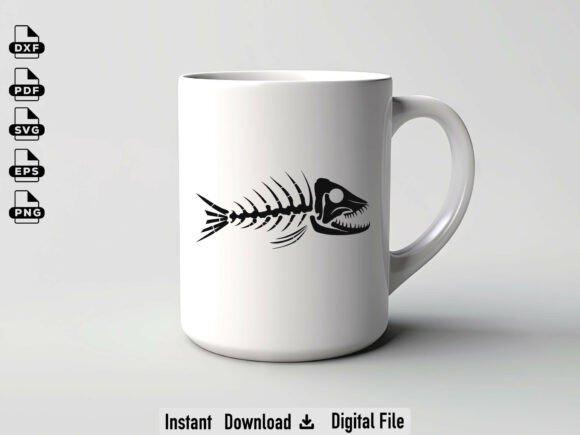 Skeleton Fish Svg, Vector Cut File Review