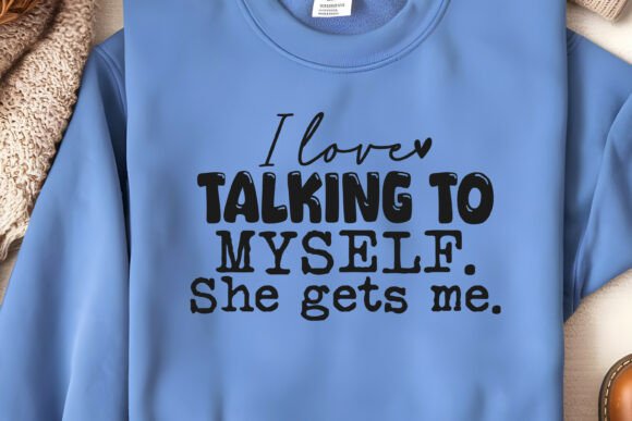 Summer SVG, I Love Talking to Myself