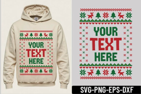 Ugly Sweater Christmas SVG Review for Real Embroidery